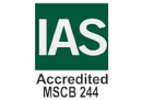 IAS accredited — MSCB 244